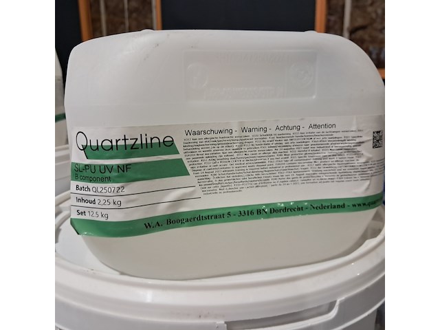 Partij diverse beits, lak, epoxy & muurverf, o.a. renaulac ,evo-k , baseline , alabastine - afbeelding 11 van  13