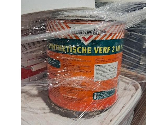 Partij diverse beits, lak, epoxy & muurverf, o.a. renaulac ,evo-k , baseline , alabastine - afbeelding 13 van  13