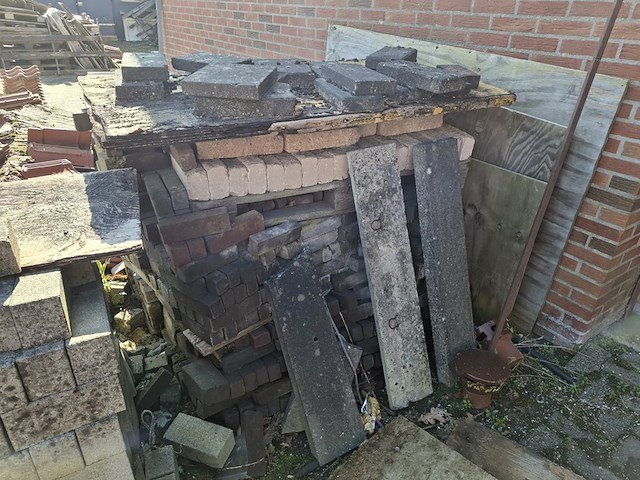 Partij diverse bestratingssteen - afbeelding 4 van  5