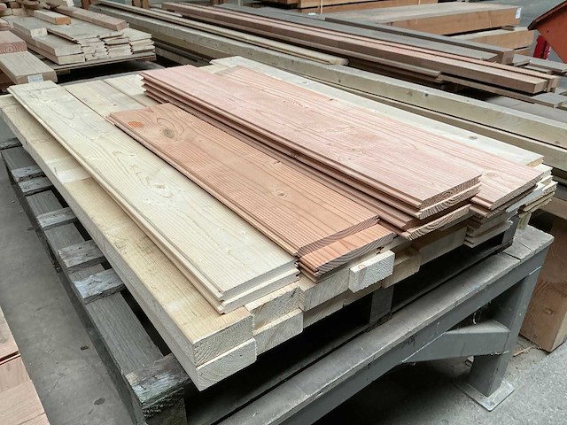 Partij diverse bewerkt hout - afbeelding 2 van  7