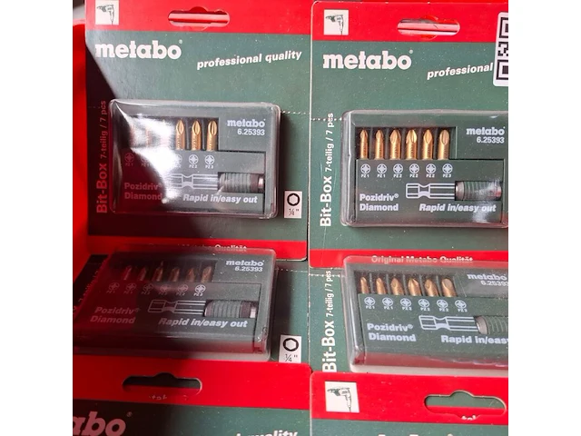 Partij diverse bitsets o.a. metabo, bosch - afbeelding 2 van  9