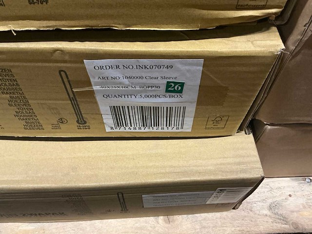 Partij diverse bloemenhoezen (23150x) - afbeelding 4 van  10