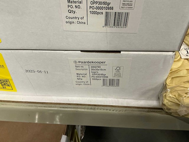 Partij diverse bloemenhoezen (9750x) - afbeelding 11 van  12