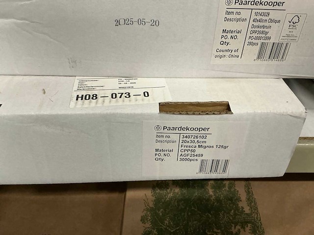 Partij diverse bloemenhoezen (9750x) - afbeelding 7 van  12