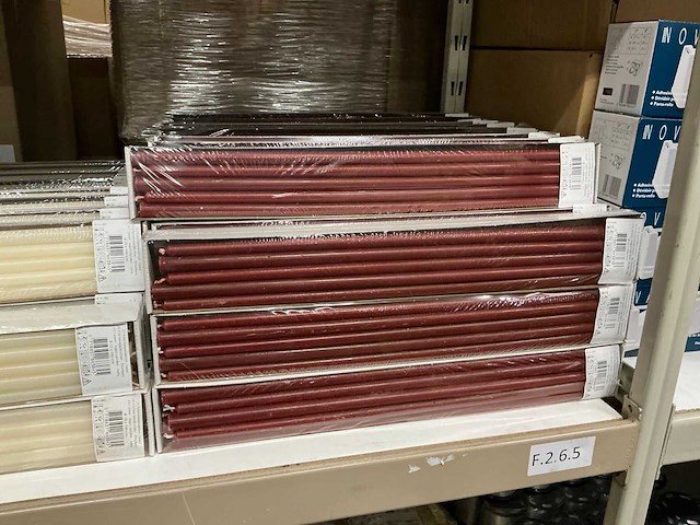 Partij diverse bloemsteekkaarsen (2320x) - afbeelding 7 van  7