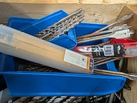 Partij diverse boren, in houten kist - afbeelding 4 van  5