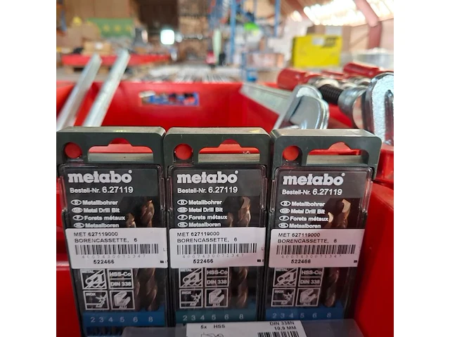 Partij diverse boren o.a. metabo, heller - afbeelding 3 van  10
