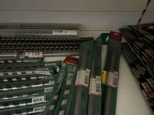 Partij diverse boren o.a metabo/bosch/hss (66x) - afbeelding 8 van  9