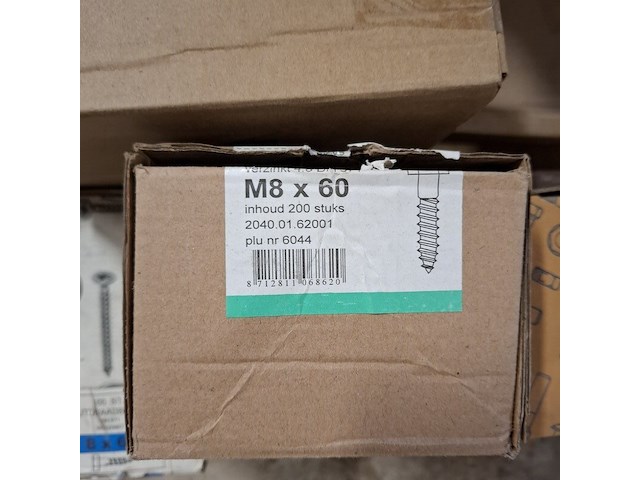 Partij diverse bouten, o.a. wurth, gfo en friulsider - afbeelding 33 van  37