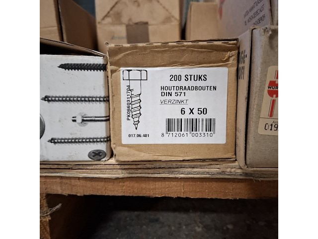 Partij diverse bouten, o.a. wurth, gfo en friulsider - afbeelding 35 van  37