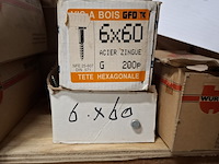 Partij diverse bouten, o.a. wurth, gfo en friulsider - afbeelding 36 van  37