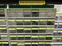 Partij diverse bouten/haken/ogen/duimen/schroeven/moeren/etc - afbeelding 6 van  23