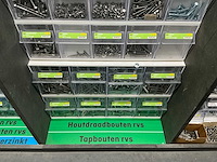 Partij diverse bouten/haken/ogen/duimen/schroeven/moeren/etc - afbeelding 4 van  23