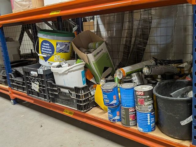 Partij diverse bouw- en klusmaterialen - afbeelding 1 van  10