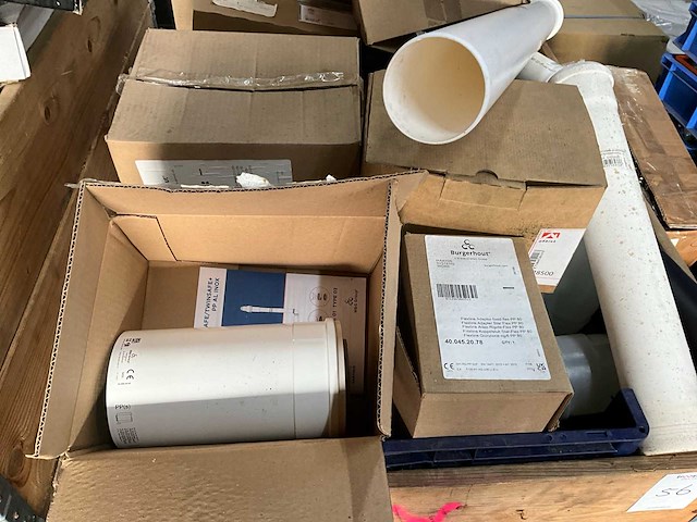 Partij diverse buizen en koppelingen - afbeelding 3 van  5