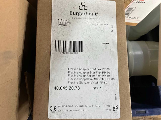 Partij diverse buizen en koppelingen - afbeelding 4 van  5