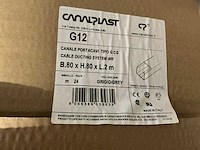 Partij diverse canalplast bedradingskokers/deksels/pvc platen (260x) - afbeelding 80 van  85