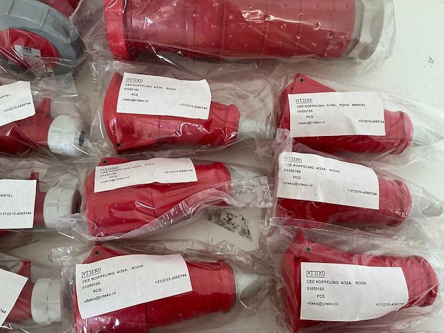 Partij diverse cee koppelingen/stekkers/wc doos & hangdrupknopkast (23x) - afbeelding 5 van  16