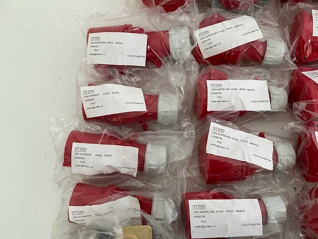 Partij diverse cee koppelingen/stekkers/wc doos & hangdrupknopkast (23x) - afbeelding 15 van  16