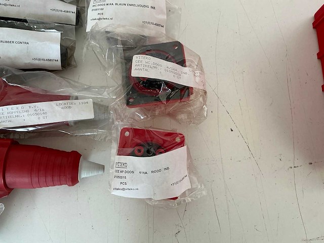 Partij diverse cee stekkers/koppel/wc&ap dozen (37x) - afbeelding 7 van  16