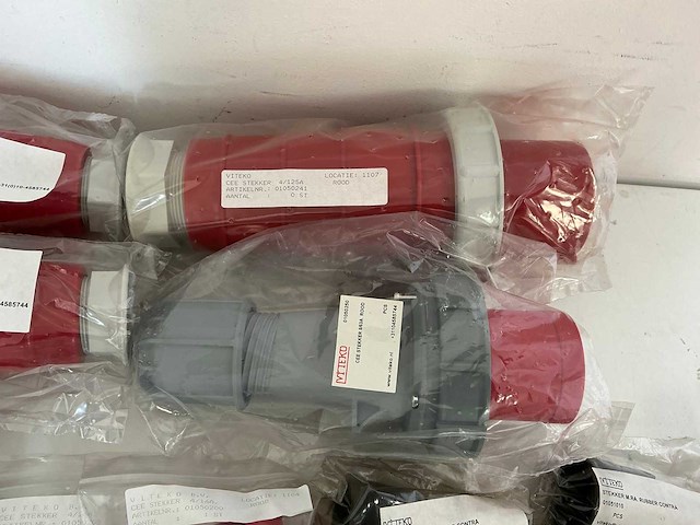 Partij diverse cee stekkers/koppel/wc&ap dozen (37x) - afbeelding 10 van  16