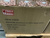 Partij diverse christmas balls wire (119 verpakkingen) - afbeelding 2 van  10