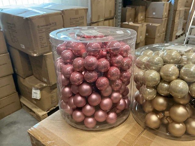Partij diverse christmas balls wire (119 verpakkingen) - afbeelding 3 van  10