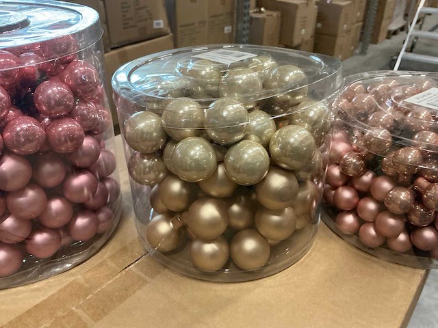 Partij diverse christmas balls wire (119 verpakkingen) - afbeelding 5 van  10