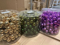 Partij diverse christmas balls wire 3x25mm 48tf (120x) - afbeelding 3 van  9