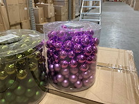 Partij diverse christmas balls wire 3x25mm 48tf (120x) - afbeelding 4 van  9