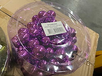Partij diverse christmas balls wire 3x25mm 48tf (120x) - afbeelding 7 van  9