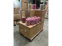 Partij diverse christmas glazen kerstballen 60mm 30/tube (78 tubes) - afbeelding 10 van  17