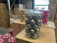 Partij diverse christmas glazen kerstballen 60mm 30/tube (78 tubes) - afbeelding 3 van  17