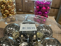 Partij diverse christmas glazen kerstballen 60mm 30/tube (78 tubes) - afbeelding 4 van  17