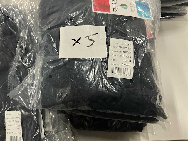 Partij diverse clique broeken/shorts (140x) - afbeelding 6 van  27