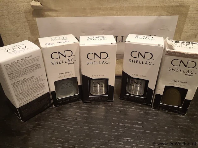 Partij diverse cnd shellac gellak - afbeelding 2 van  4