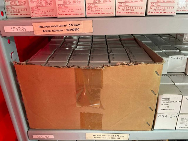 Partij diverse contact blokken (607x) - afbeelding 14 van  15