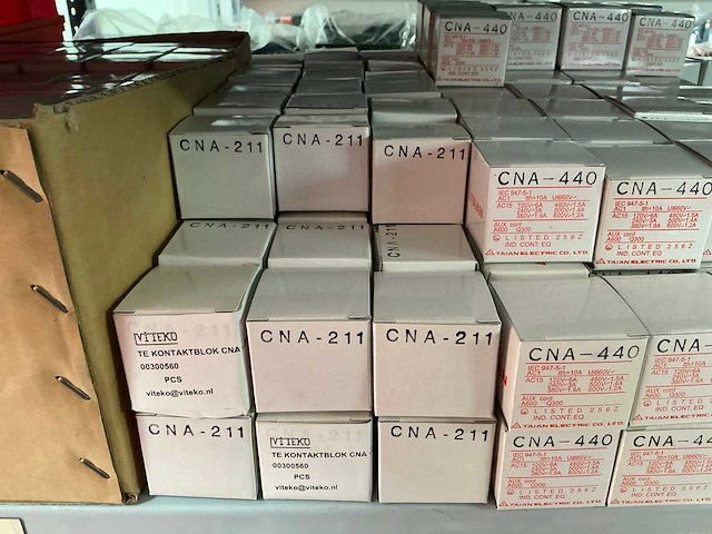 Partij diverse contact blokken (607x) - afbeelding 15 van  15