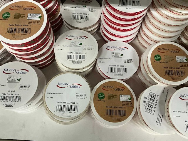 Partij diverse davinci artfleur rollen lint (149x) - afbeelding 11 van  11