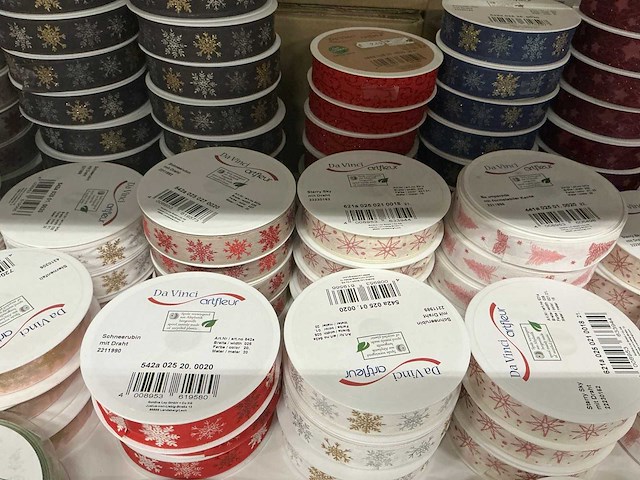 Partij diverse davinci artfleur rollen lint (209x) - afbeelding 8 van  22