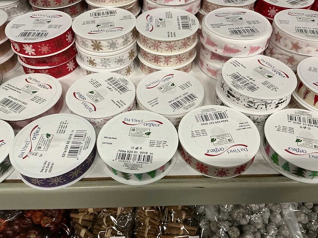 Partij diverse davinci artfleur rollen lint (209x) - afbeelding 14 van  22
