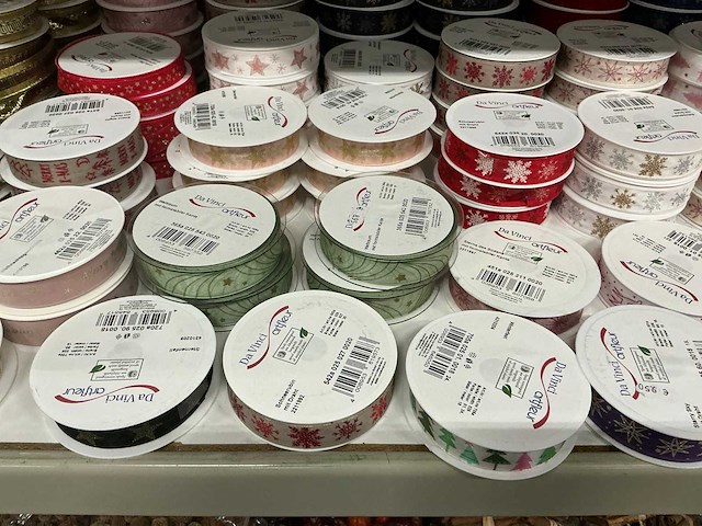 Partij diverse davinci artfleur rollen lint (209x) - afbeelding 20 van  22