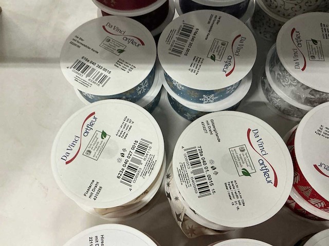 Partij diverse davinci artfleur rollen lint (97x) - afbeelding 3 van  17