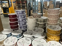 Partij diverse davinci artfleur rollen lint (97x) - afbeelding 16 van  17