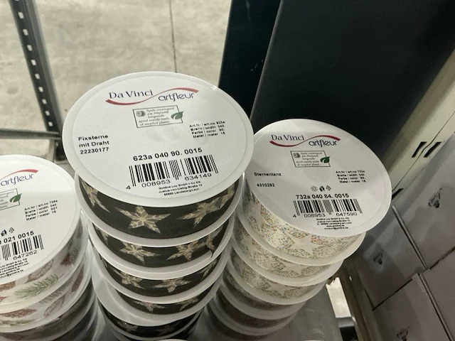 Partij diverse davinci artfleur rollen lint (97x) - afbeelding 11 van  17