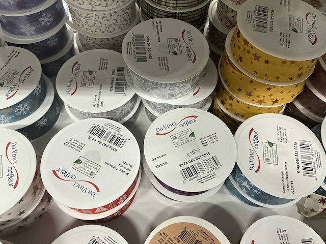 Partij diverse davinci artfleur rollen lint (97x) - afbeelding 4 van  17