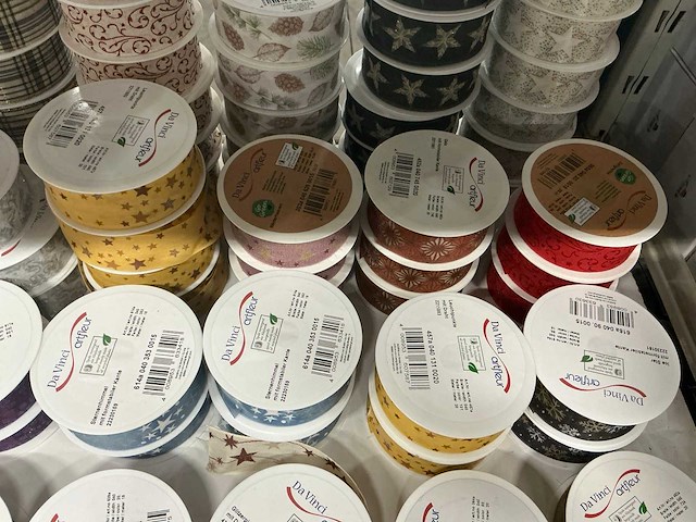 Partij diverse davinci artfleur rollen lint (97x) - afbeelding 5 van  17