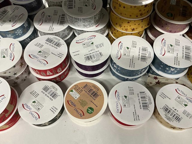 Partij diverse davinci artfleur rollen lint (97x) - afbeelding 8 van  17