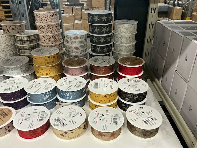 Partij diverse davinci artfleur rollen lint (97x) - afbeelding 10 van  17
