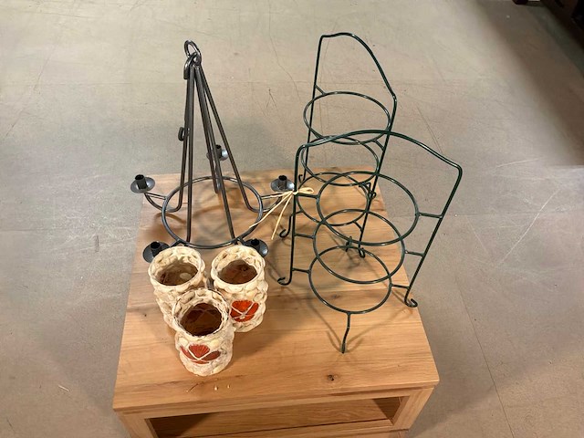 Partij diverse decoratie (6x) - afbeelding 1 van  10